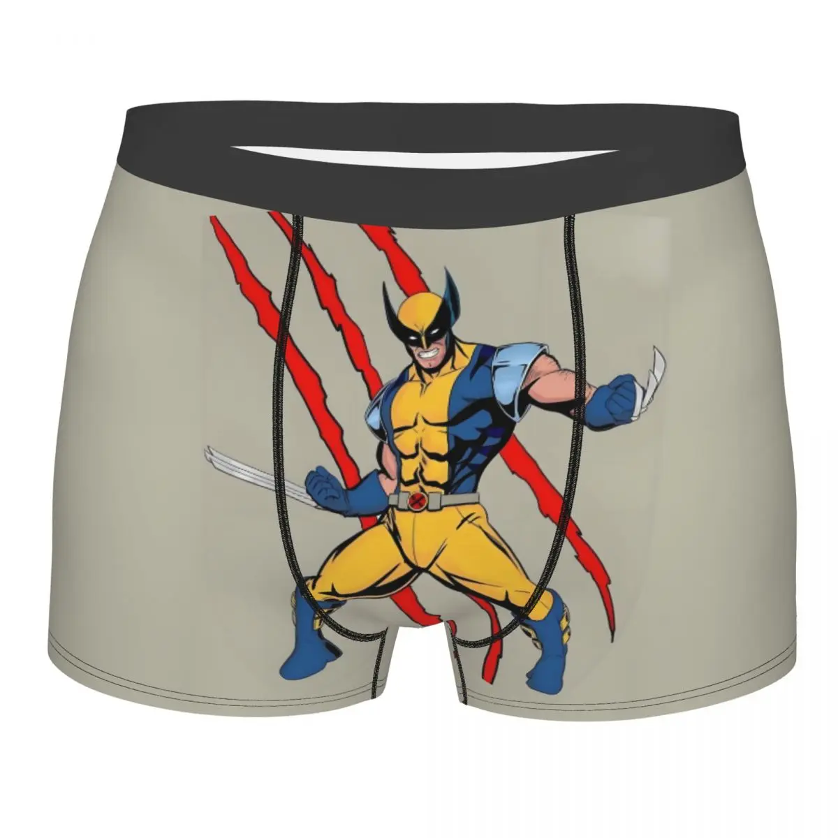 

Custom Wolverine Comic Wallpaper Boxers Shorts Men's Briefs Underwear Novelty Underpants