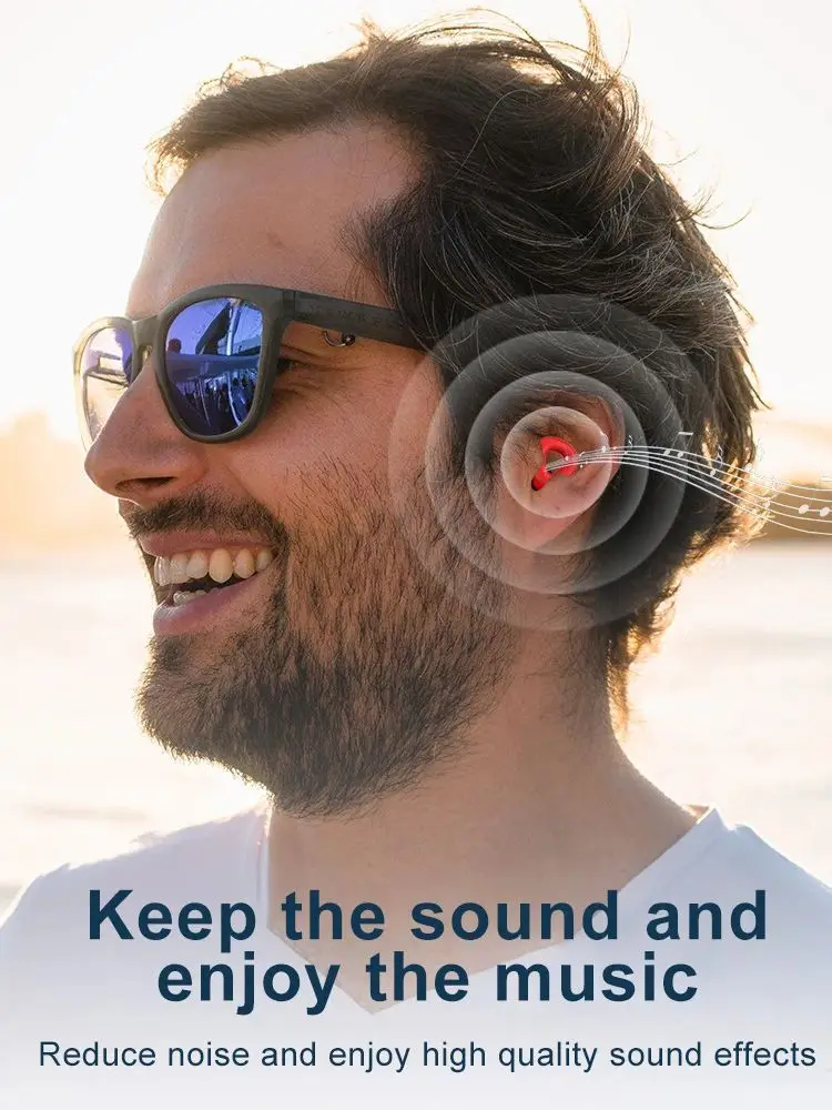 Olyga Reusable Soft Silicone Ear Plugs High Quality Sleep Earplug for Noise Reduction Snoring Side Sleeping Friendly