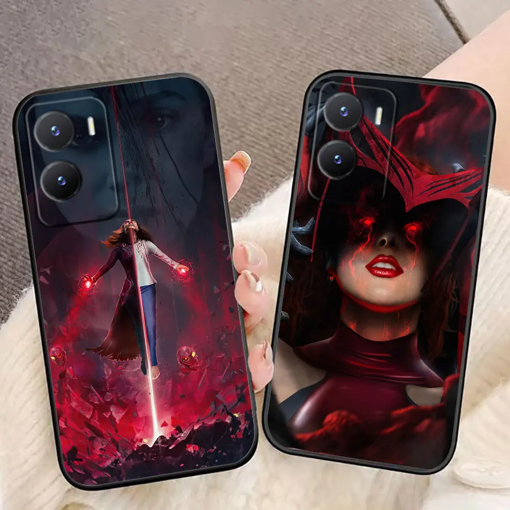 

Marvel Wanda Scarlet Witch Case For VIVO Y02 Y02S Y15S Y16 Y17 Y20 Y21 Y22S Y27 Y28 Y35 Y36 Y50 Y51 Y72 Y76 Y77 Y78 Y91 Y93 Case