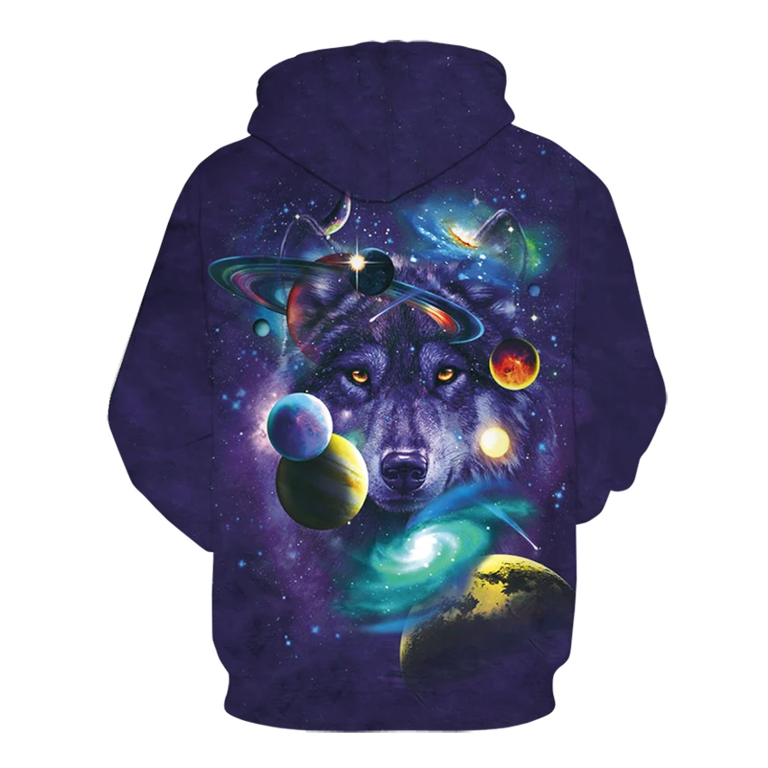 New 3D Printing  Wolf  Fashion Men Women Tracksuits Crewneck  Hoodies Plus Size S-7XL Harajuku Four Seasons Casual