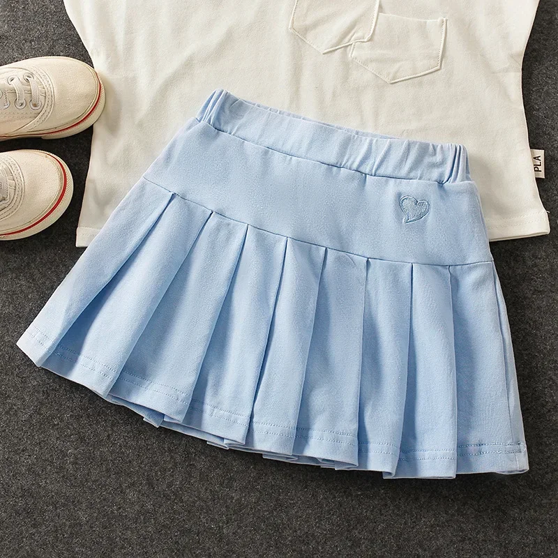 Der neue All-Match-Plissee-Culottes für Mädchen mit mittlerem und kleinem Sommer rock für Kinder und inneren Sicherheits hosen – Detail 13