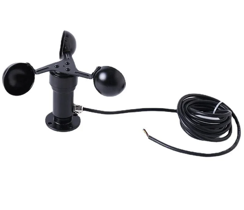 4-20mA/0-5V/RS485 Output 12-24V Wind Speed Sensor Aluminum Anemometer