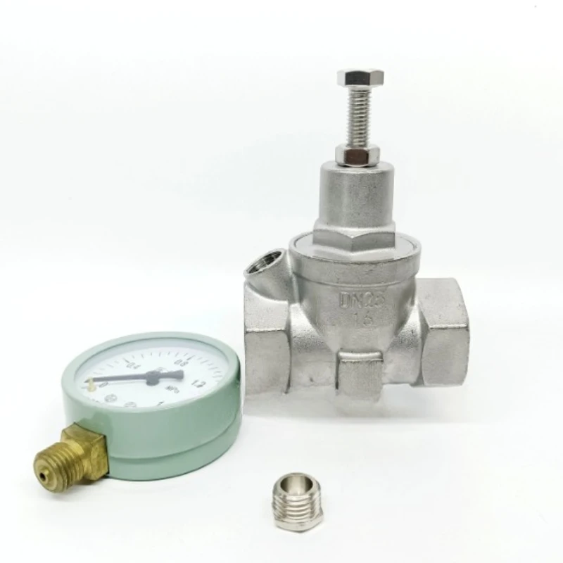 304 Stainless Steel Pressure Reducing Valve, YZ12X-16P Piston Type Water Pressure Regulator Valve DN50