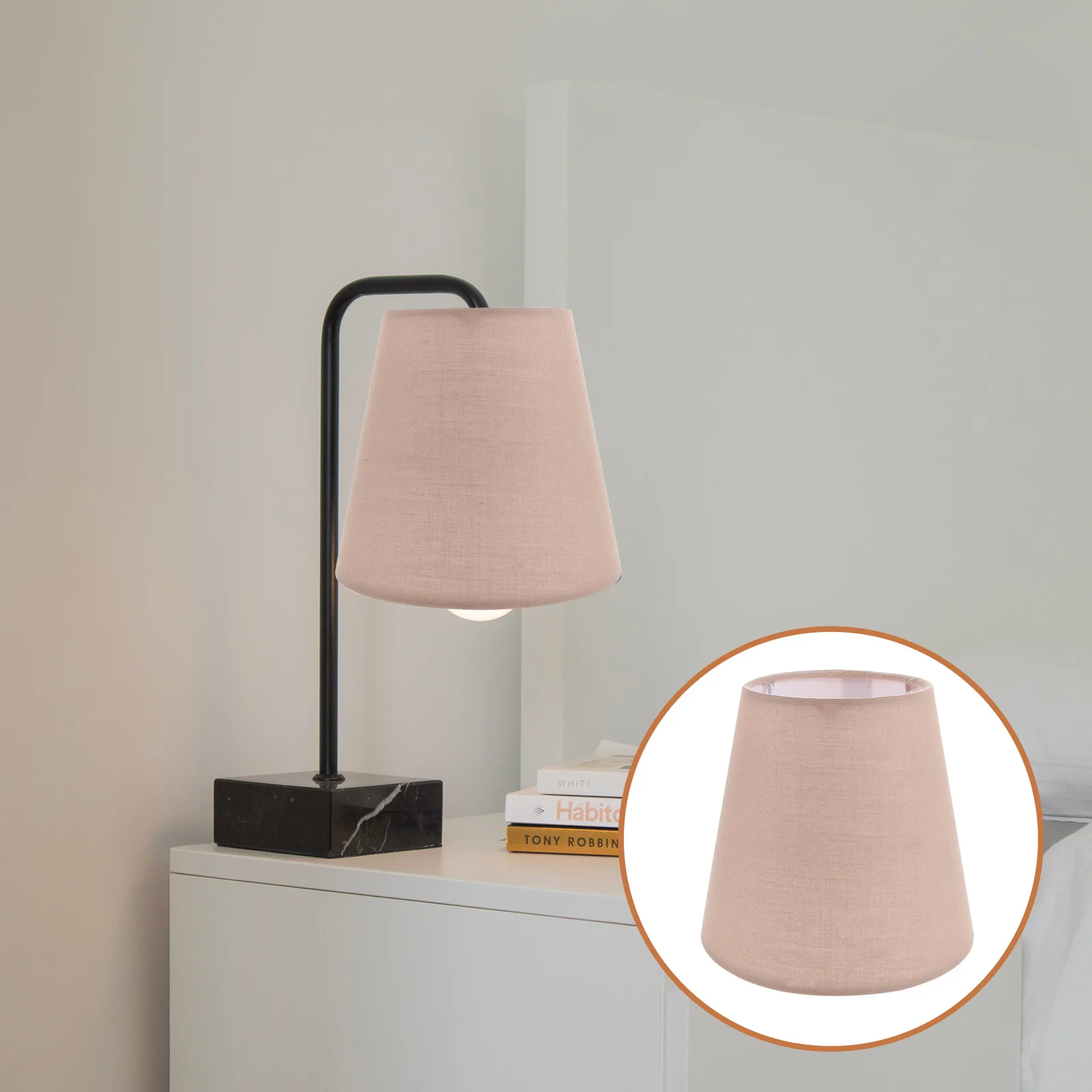 

Macaron Lamp Shade Fabric Drum Replacement Cover For Pendant Floor Table Wall Light Fixture Bedroom Living Room Kitchen