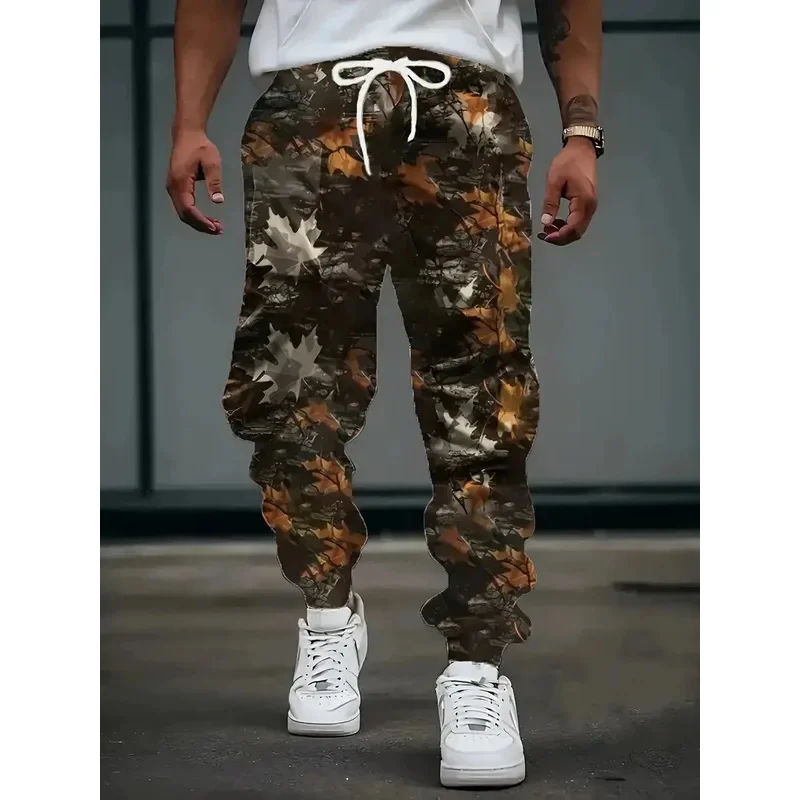 

Retro camouflage fashionable sporty men's long pants for the 2026 autumn collection