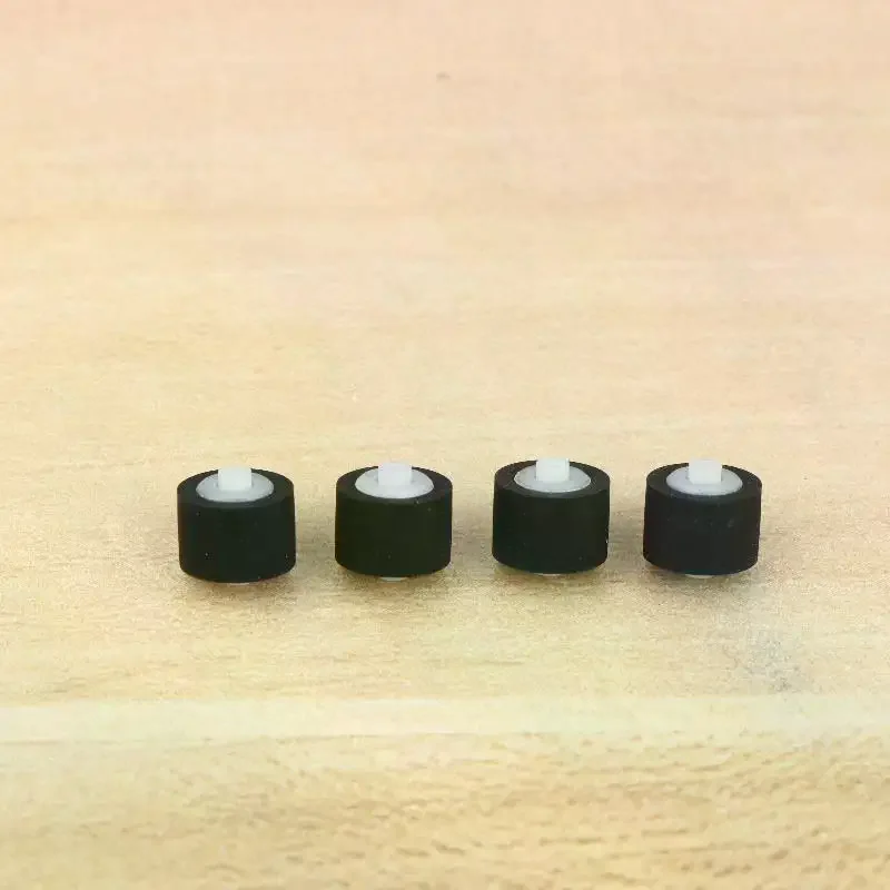 2Pcs 7x5.5x4.5x1.2mm Walkman Tape Drives Pinch Roller Tape Recorder Cassette Player Press Rubber Belt Wheel Pulley