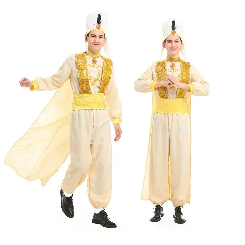 

Cosplay Aladdin Lamp Prince Aladdin Prince Costume Outfit Adult Set Halloween
