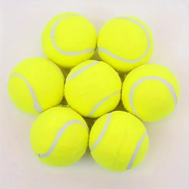 3 Pcs Of Advanced Training Tennis-durable And Highly Elastic-very Suitable For Beginners Rubber Tennis