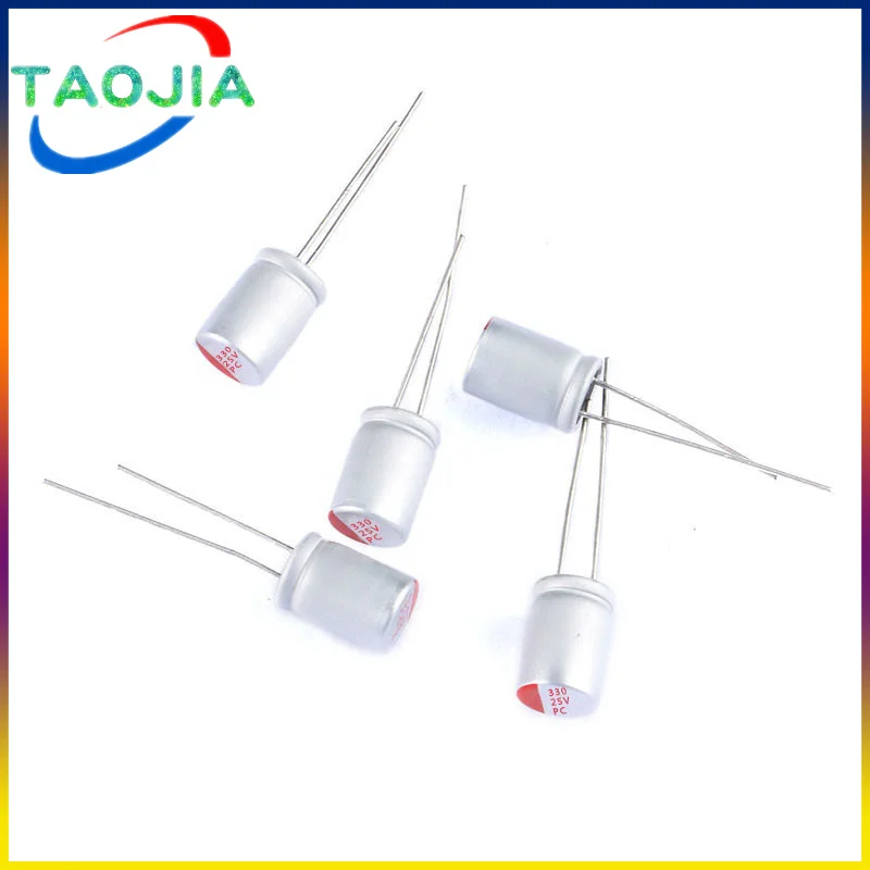 10Pcs DIP Solid Electrolytic Capacitor 6.3V 10V 16V 100UF 150UF 220UF 270UF 330UF 470UF 560UF 680UF 820UF 1000UF 1200UF 1500UF