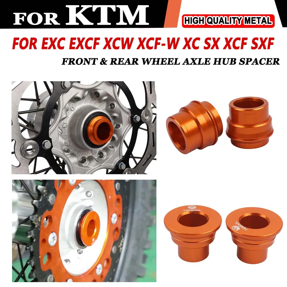 

For ktm exc 300 2024 Front Rear Wheel Hub Spacers Collars For KTM 125 300 350 450 500 EXC EXCF XCW XCWF 2024 XC SX XCF SXF 23-24