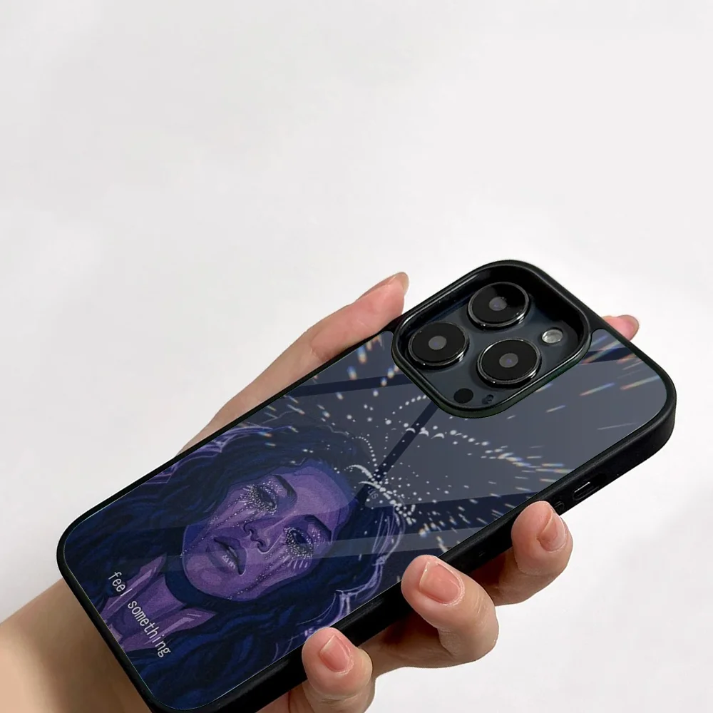 American TV Series Euphoria Show Phone Case For IPhone 11 12 13 14 15 16 Plus Pro Max Mirror Acrylic PC TPU Cover