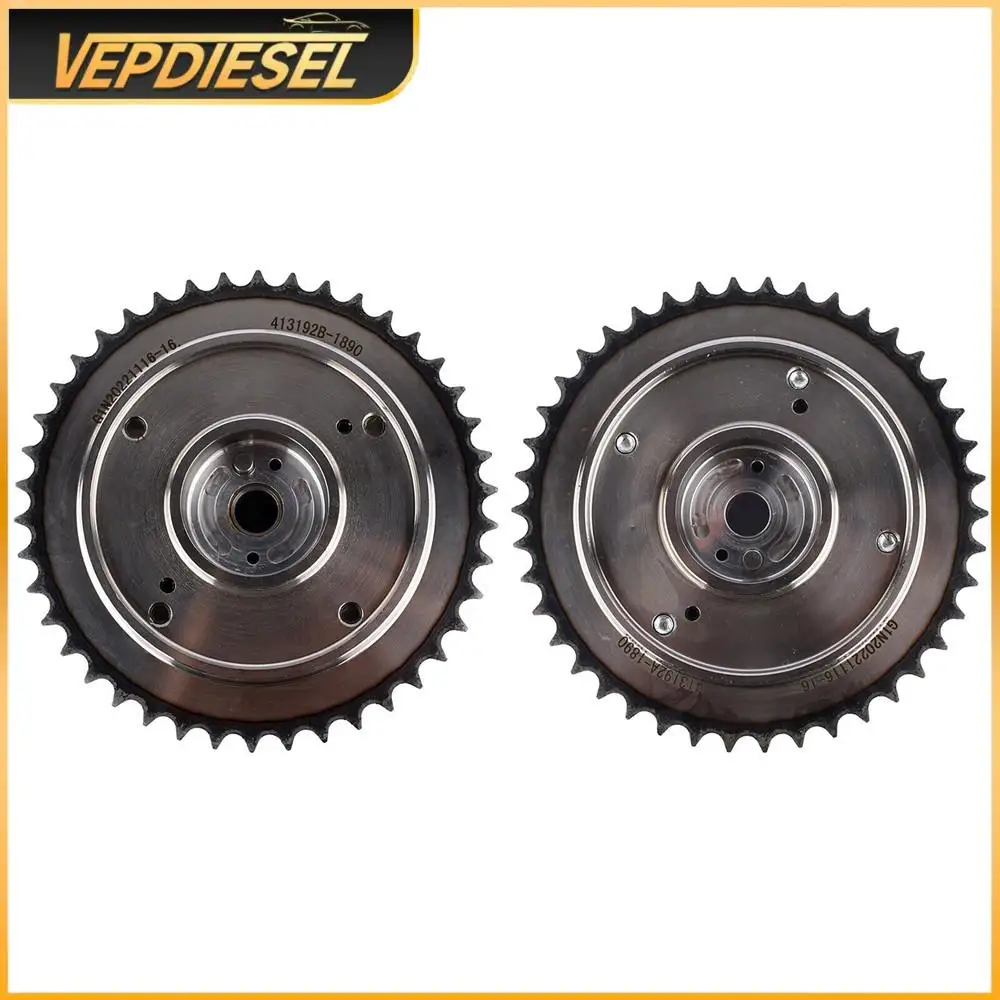

Intake Exhaust CVVT Gear Set 24350-2E201 24370-2E200 For 2014-19 Hyundai Elantra Kia Forte G4NC 2.0L 2014-19 G4NC Engine Parts