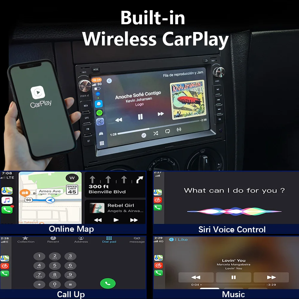 CHSTEK Android 14 Car Radio For VW Golf 4 Passat B5 MK4 Polo Transport Multivan T5 Jetta Bora Auto Carplay GPS WIFI 4G FM Stereo