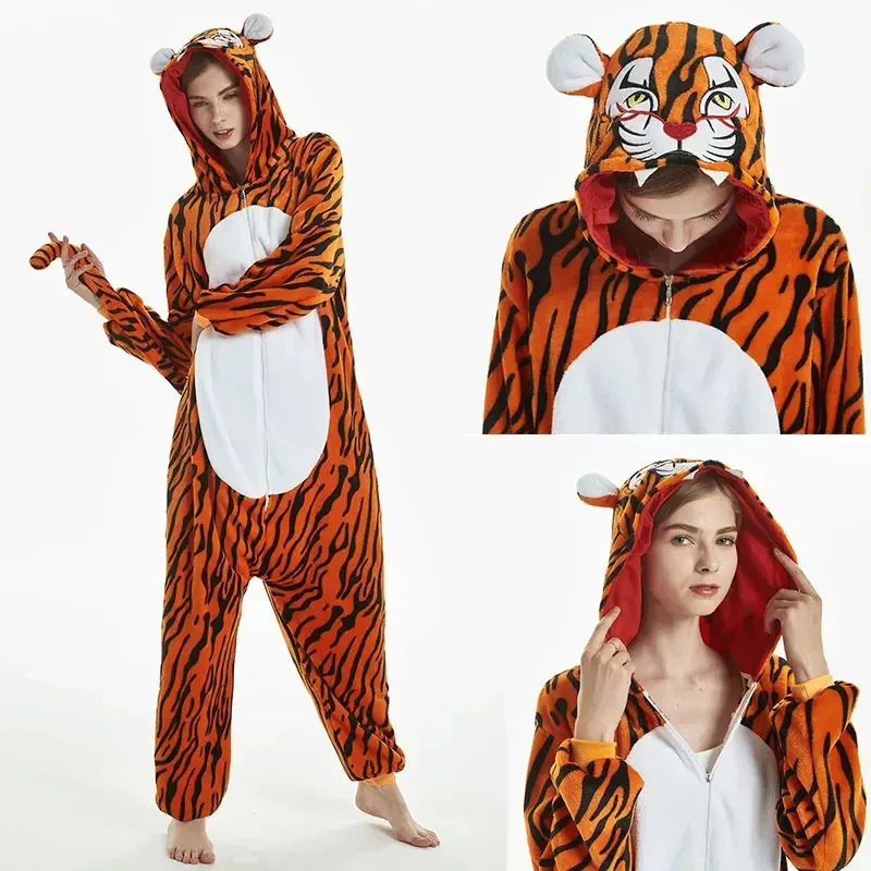 Qq28new anime kigurumi unicórnio pijamas feminino animal macacão adultos pijama unicornio com capuz pijamas inverno flanela macacão slee