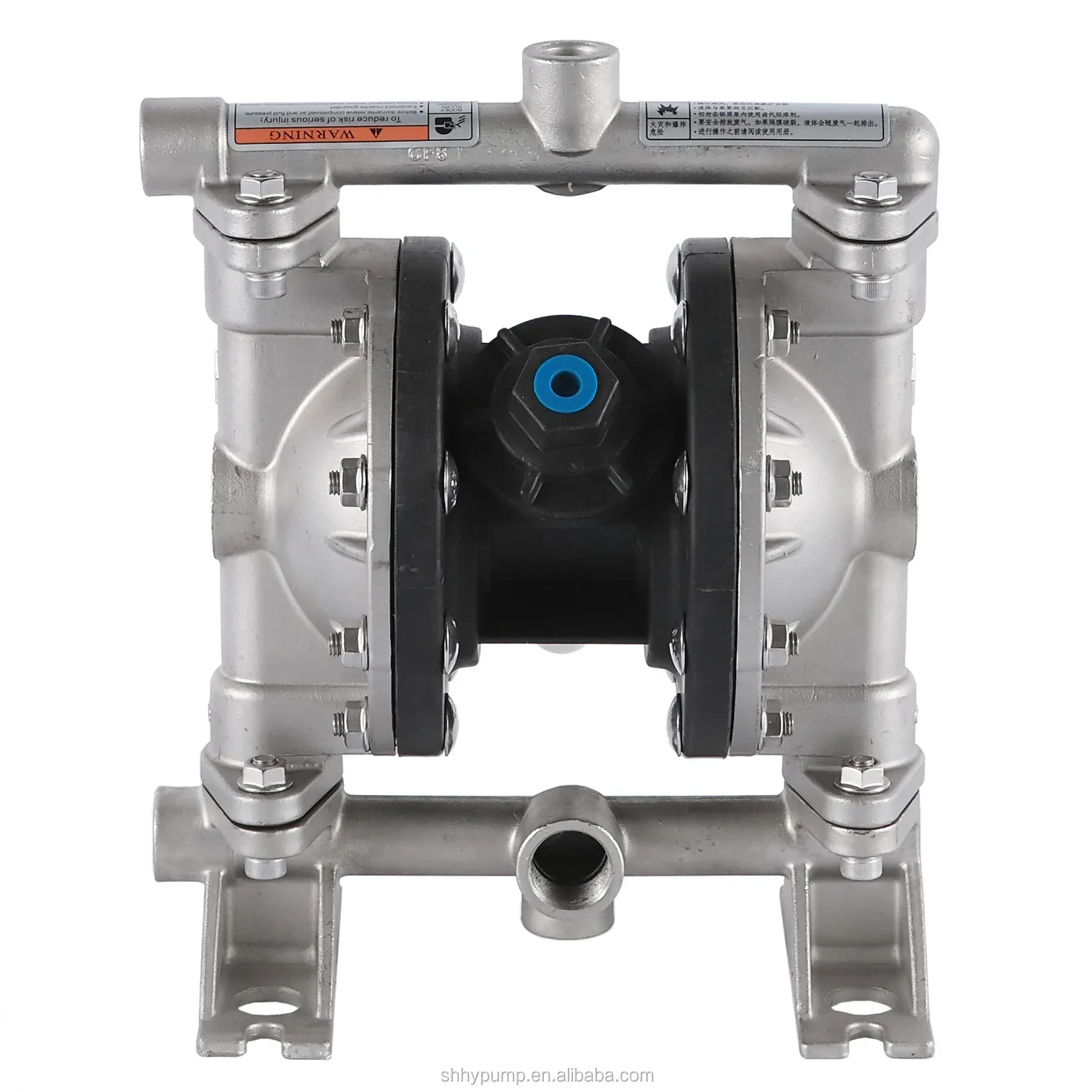 HY25-SS 1" Inch Anti-Solvent Air Operated Diaphragm Pump With Ptfe Diaphragm