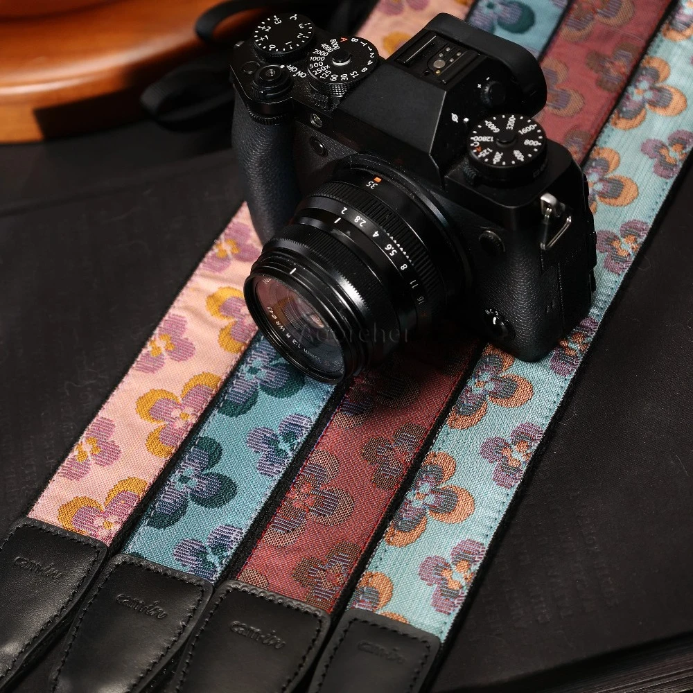 

Digital Camera Neck Shoulder Strap Embroidered Style Adjustable Camera Strap Micro Single Strap Accessories
