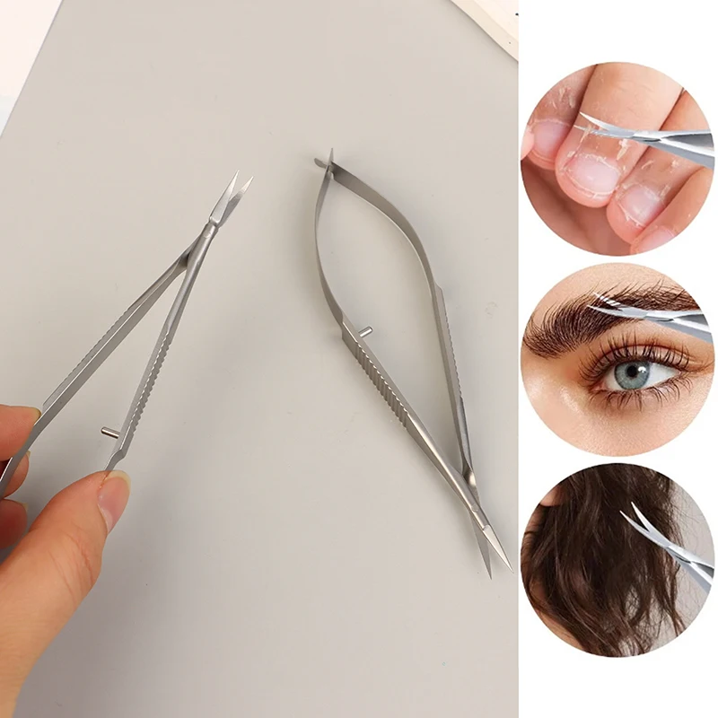 

Russian Dovetail Scissors Beauty Nail Nail Removal Dead Skin Nail Barbs Curved Stainless Steel Spring Dead Skin Scissors