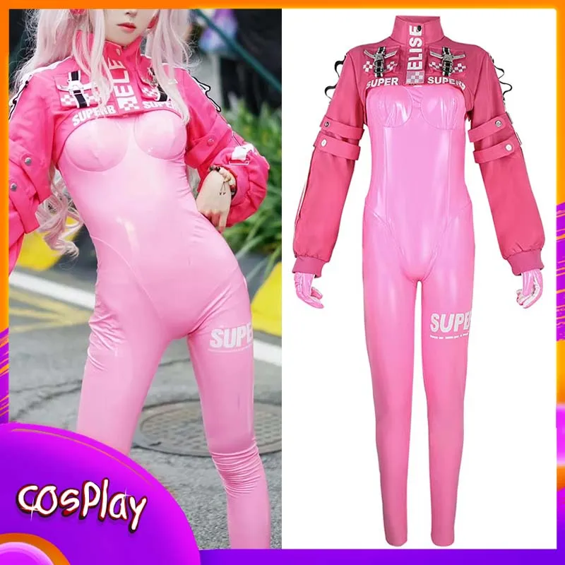

Alice Cosplay Costume Women'S Jumpsuit Halloween Carnival Comic-Con Party Coser Props Bodysuit Adult Women Performance Clothes