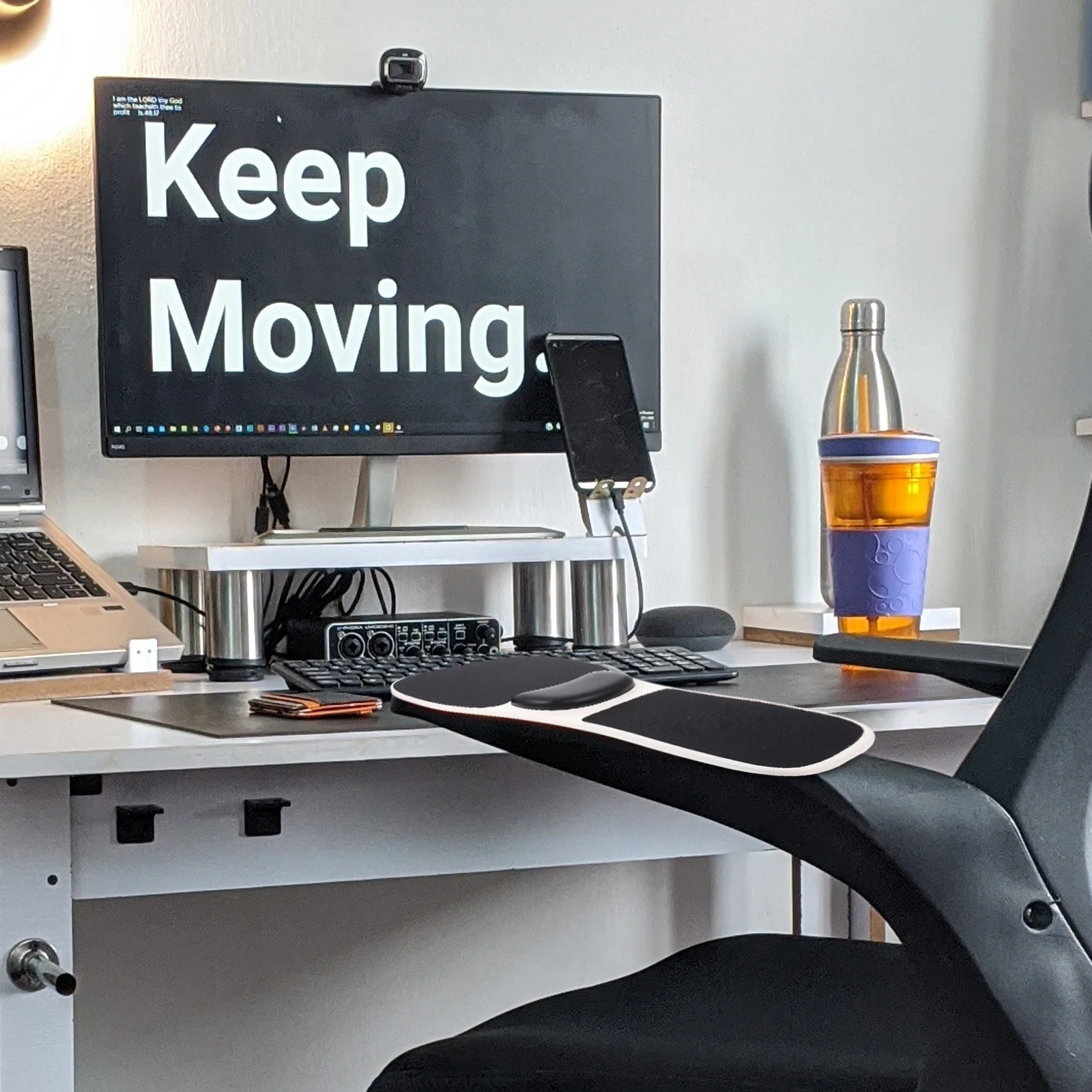 

Memory Foam Wrist Support Mouse Pad Ergonomic Arm Fatigue Relief Computer Hand Bracket Desk Extension Board Foldable Arm Support