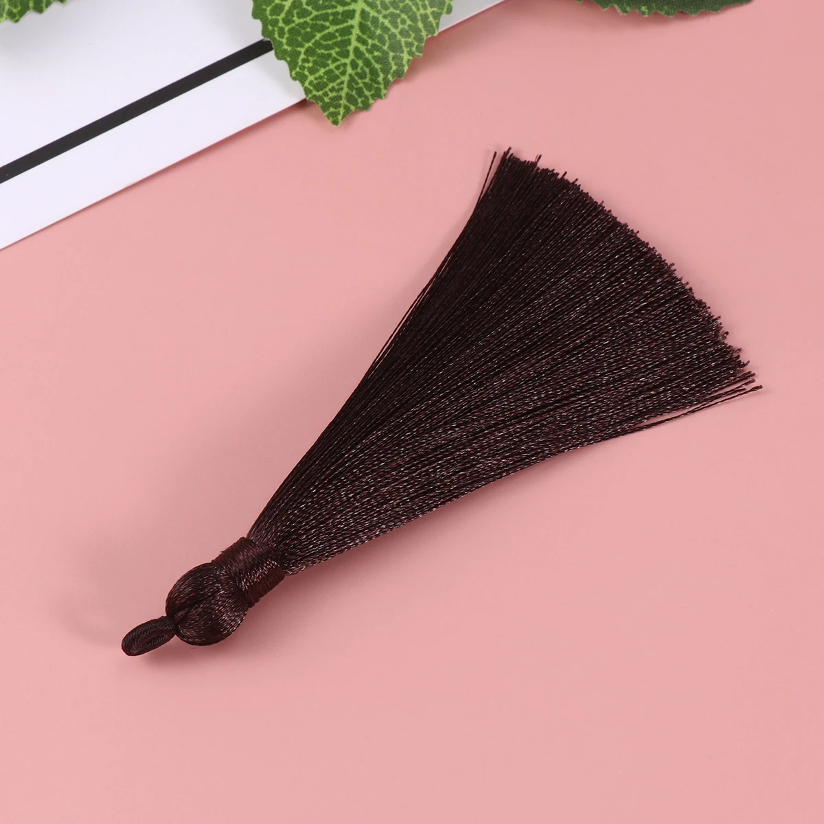 

20 Pcs Ice Silk Earring Tassels Key Keychain DIY Bulk Fringe Mini Charm Accessories Earrings for Women