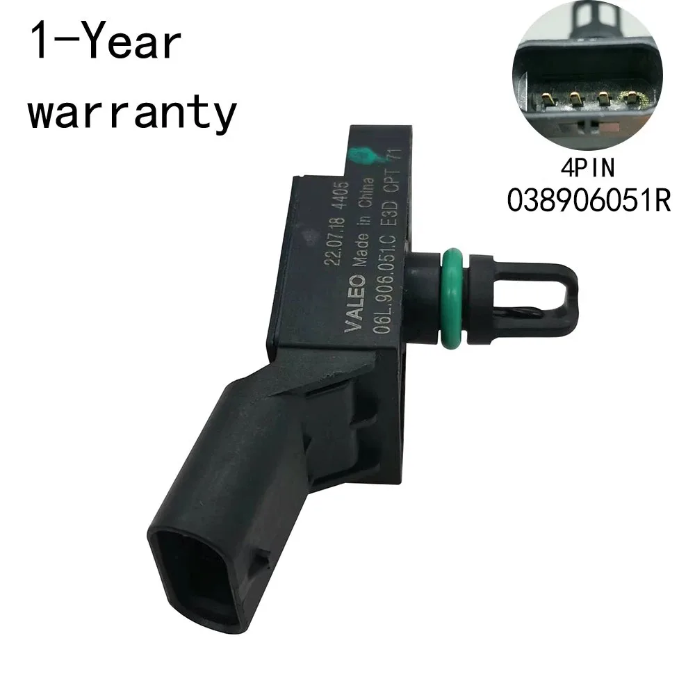 Intake Pressure sensor For Skoda Octavia Kodiaq Karoq Superb Audi A1 A3 S3 Q3 A4 S4 A6 S6 Q7 VW Golf Touran Tiguan 038906051R We view 2