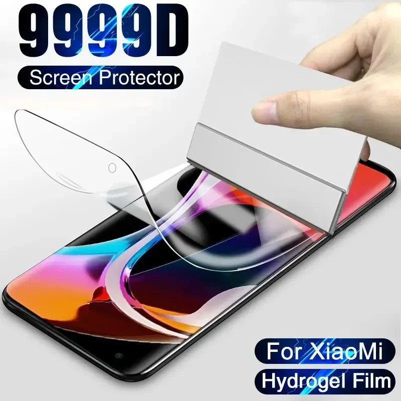 11D Full Protection Film for Xiaomi Max 2 3 Mix 2 2S 3 Hydrogel Film for Mi 6 6X Mi 8 SE A2 Lite Screen Protector