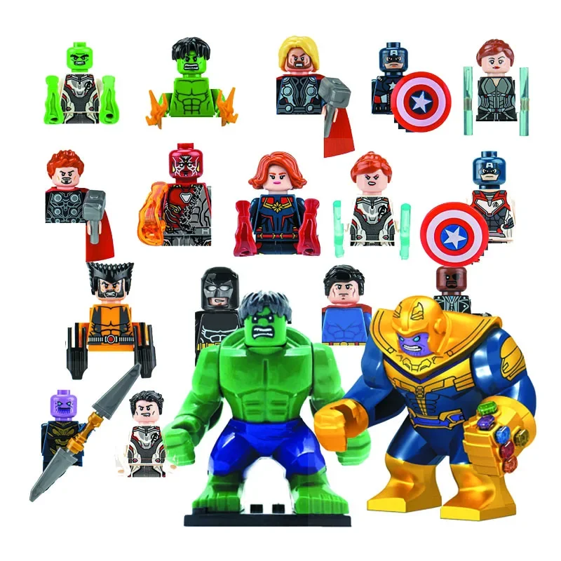 Marvel Comics Mini Building Block Set - 42 Pieces Hulk Annihilation Puzzle Toy Superhero Birthday Gift for Children