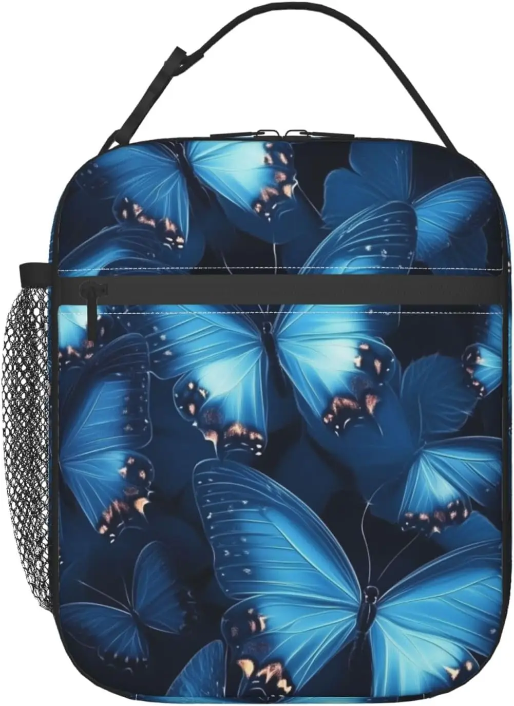 

Изолированная сумка для обеда OSAM SPACE для взрослых, многоразовая коробка для завтрака, портативная сумка-холодильник, большой контейнер для обеда для работы, пикника (Blu)