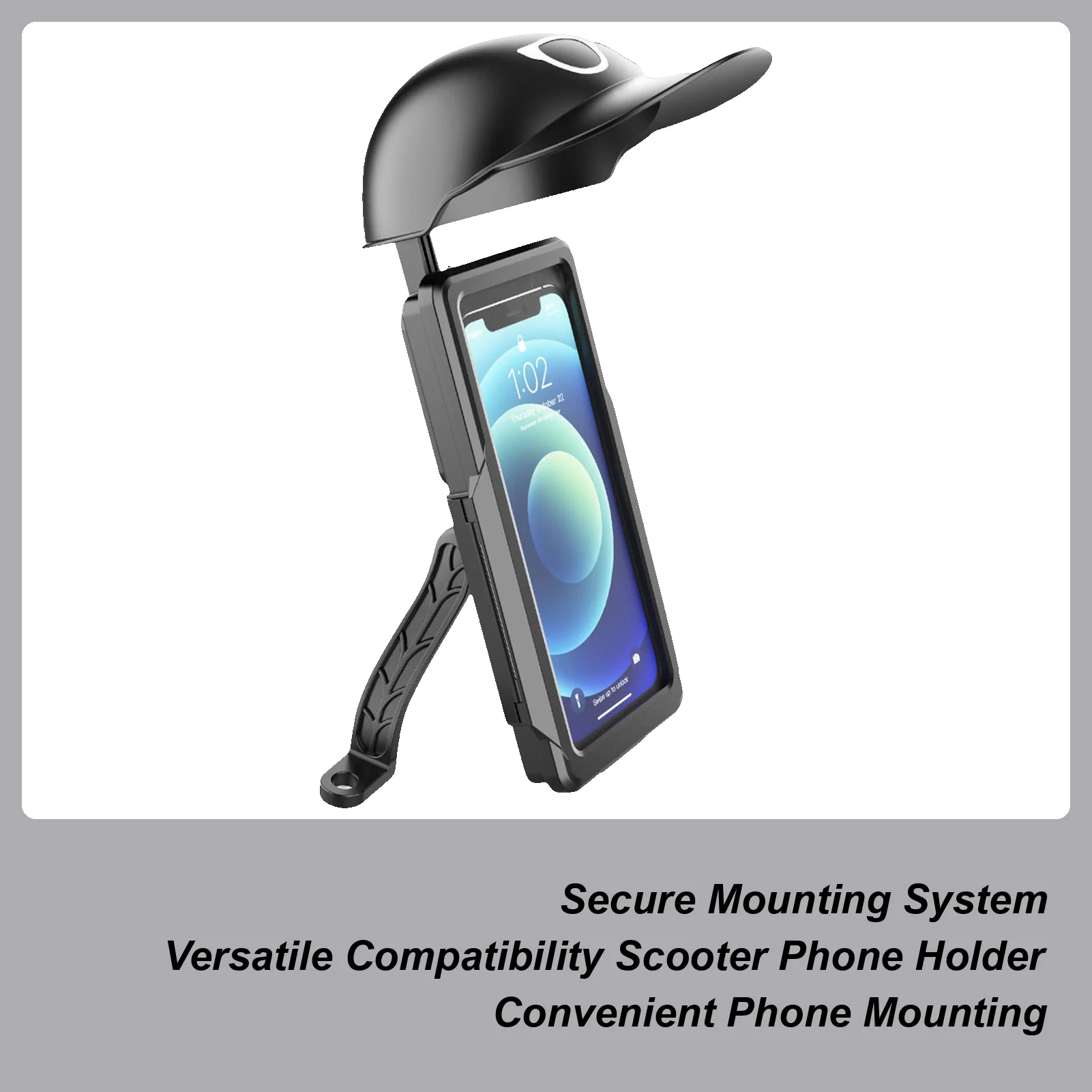 

Держатель для телефона на мотоцикле, шляпа от солнца, поддержка для езды, водонепроницаемое крепление для мобильного телефона для женщин и мужчин, езда на мотоцикле, велосипеде