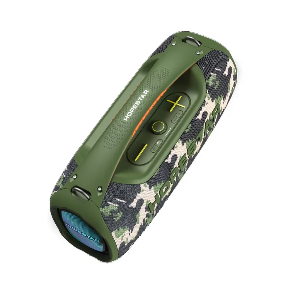 

HOPESTAR A60 Stylish Portable Wireless Subwoofer LED Waterproof Mini Plastic Case AUX Wireless Three-Way Parties Airplay