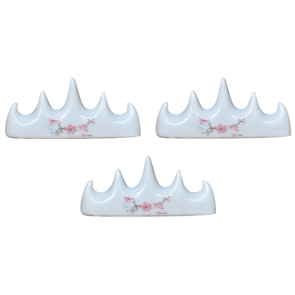 

3 Pcs Decorative Multifunctional Holder Rest Calligraphy Brush Drawing Penholder Rack