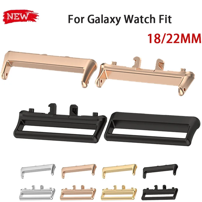 

Адаптер для Samsung Galaxy Fit 3, ремешок для часов, браслет из нержавеющей стали 316L, аксессуары для Fit 3, ширина 20 мм, 18 мм