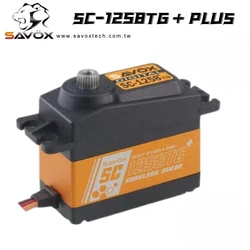 SAVOX SC-1258TG + Plus High Torque Titanium Gear Servo 1258 0.08S/12KG for 1/10 1/8 Buggy Monster truck Crawler Scale Truggy