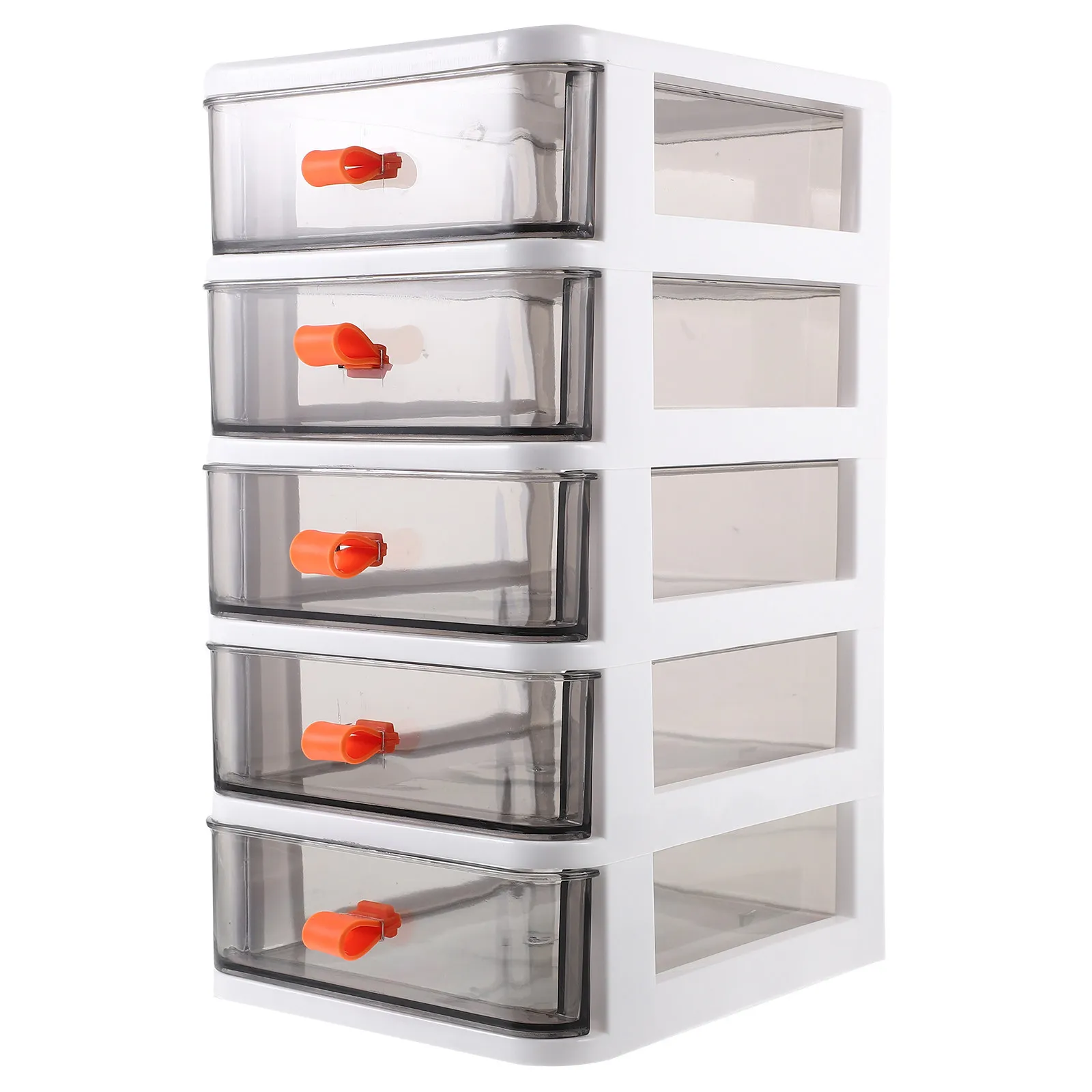 Five-Layer Desk Organizer Multi-Function Plastic Drawers Storage Box Desktop Makeup Organizer Storage Case