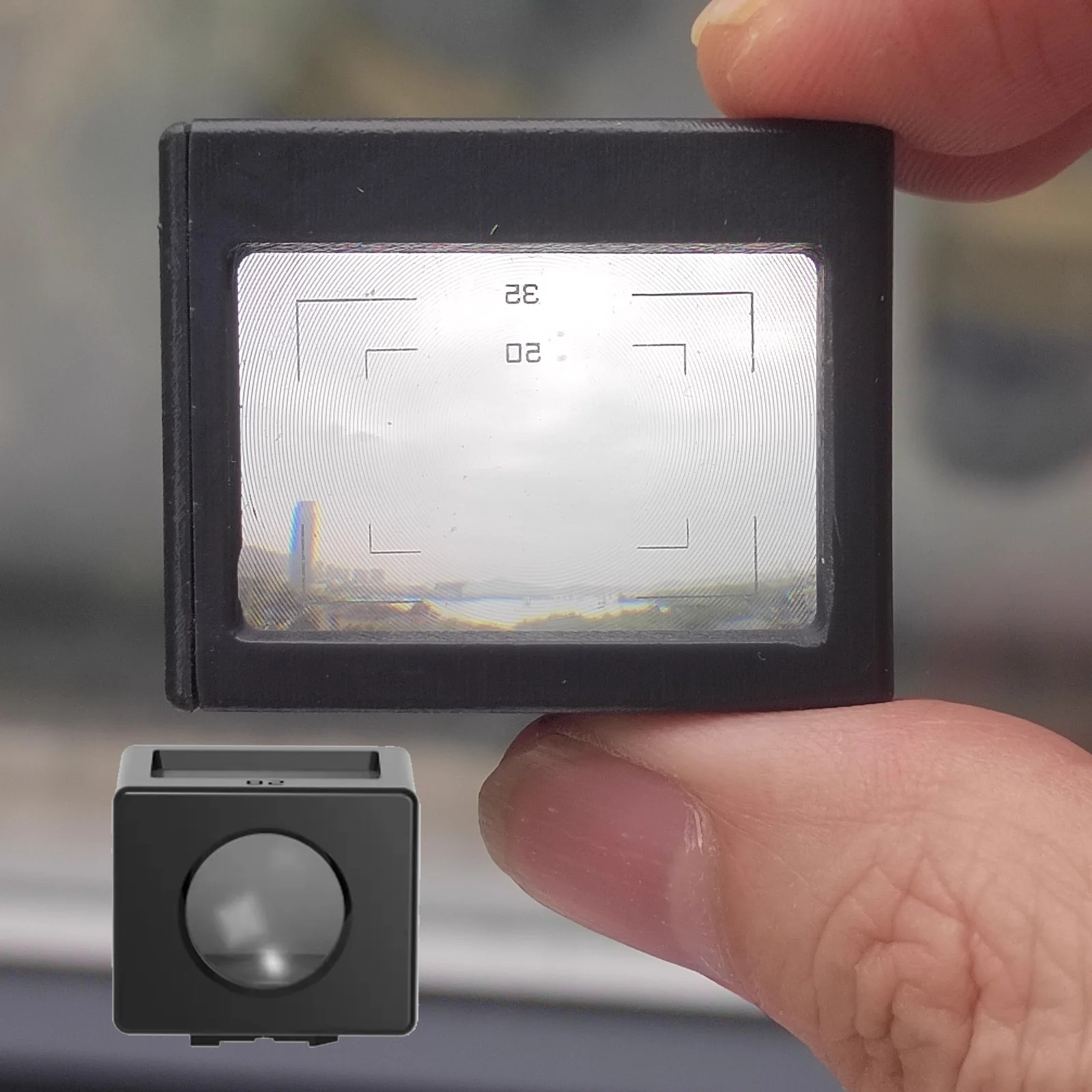 Optical Waist Flat Viewfinder 28mm with 35/50 Frame Line High Definition Optical Glass Material high quality Camera Accessories