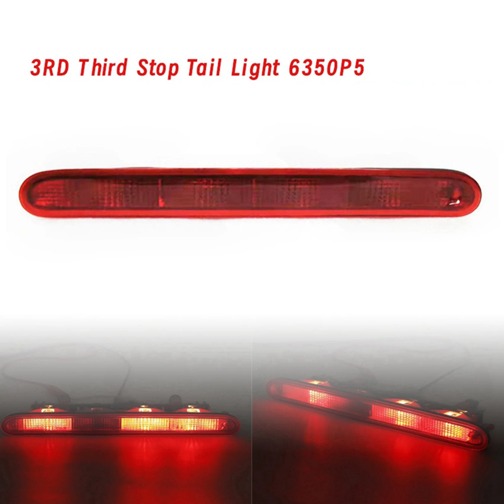 

Classic-3X Car 3RD Third Stop Tail Light 6350P5 For 307 Hatchback 307SW 2001-2008 Rear High Level Additional Brake Light