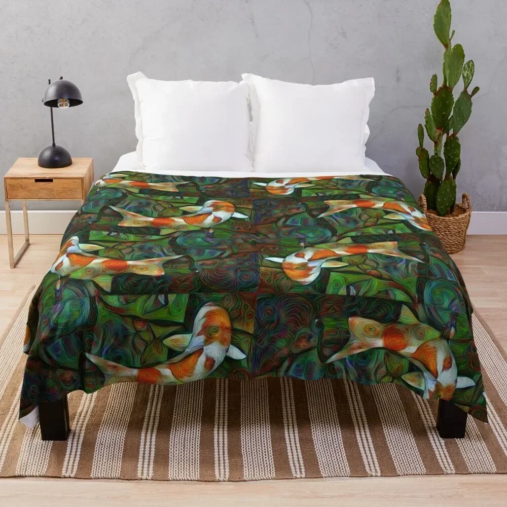 

Dream Fish Throw Blanket Heavy Travel Soft Beds funny gift Blankets