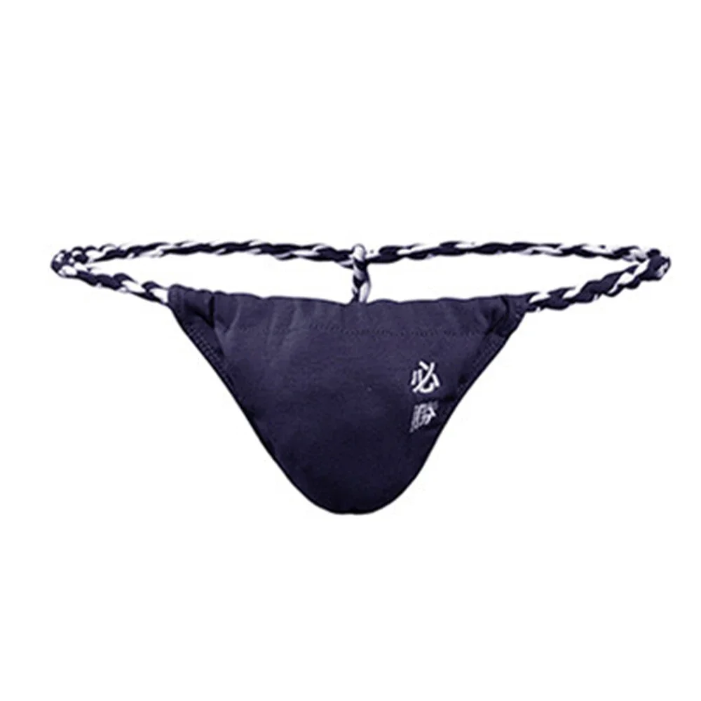 Twisted Rope Men Thong Seamless Underwear Japanese Sumo Clothing with Sexy Design and Cotton Material made of Cotton