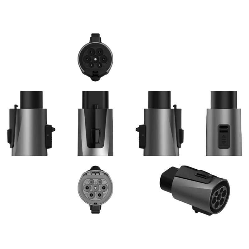 IEC62196 نوع 2 إلى GBT EV محول شحن محول Type2 GB/T شاحن محول محول 1 قطعة #4