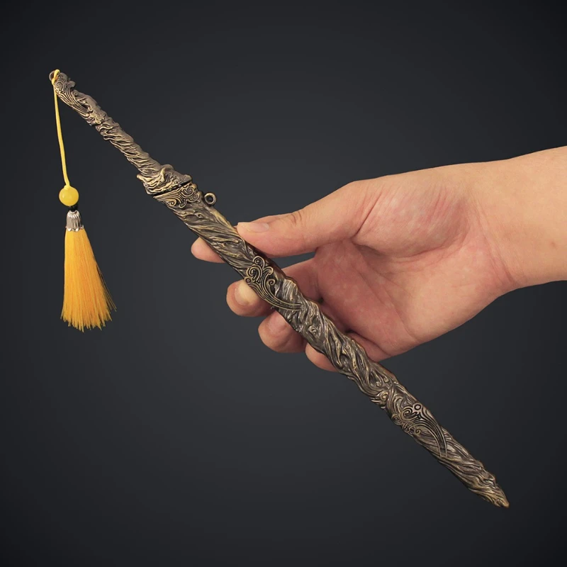 11.81in Film En TV Perifere Tian Di Xuan Huang Zwaard Oude Zwaard Wapen Model Met schede Desktop Collectie Decoratieve