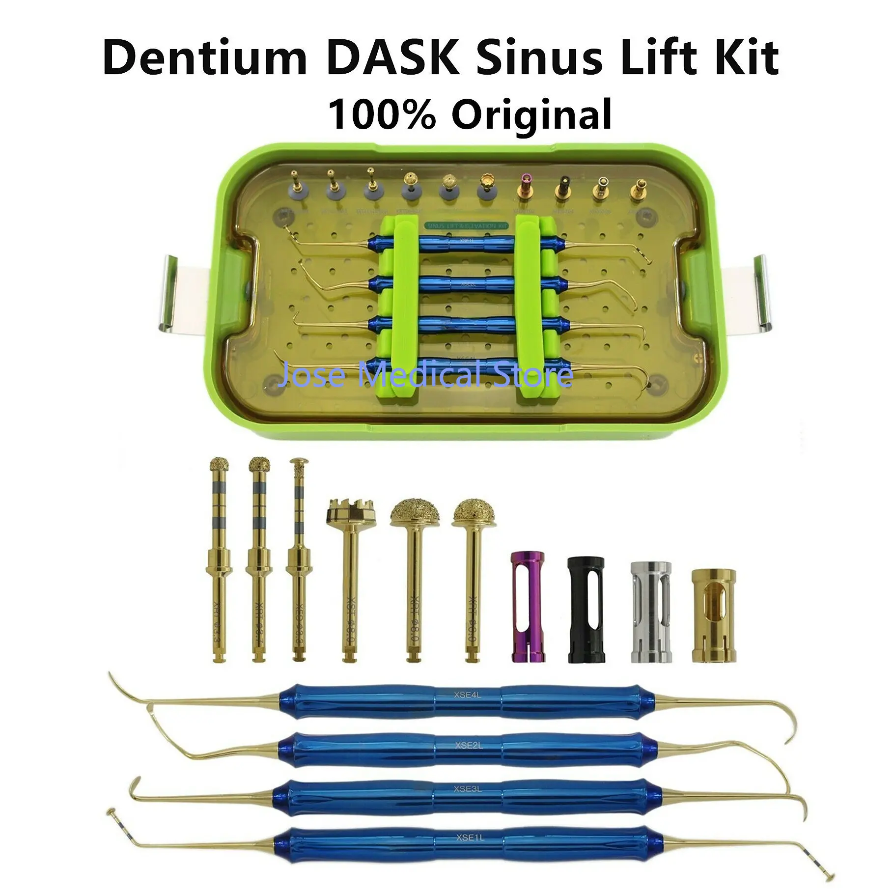 Promotion Sale Dentium Dask Kit Dental Implant Sinus Lift Kit Instruments/Surgical Elevation Dask Drill Stoppers Dentistry Tools