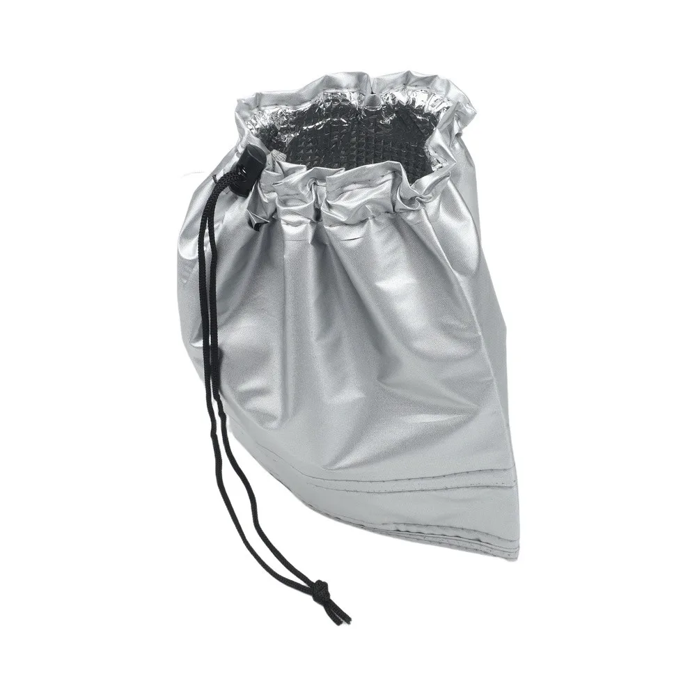 Portable Air Conditioner Hose Cover Insulation Sleeve Heat Resistant Silver Oxford Cloth Adjustable For Exhaust Duct Protector F