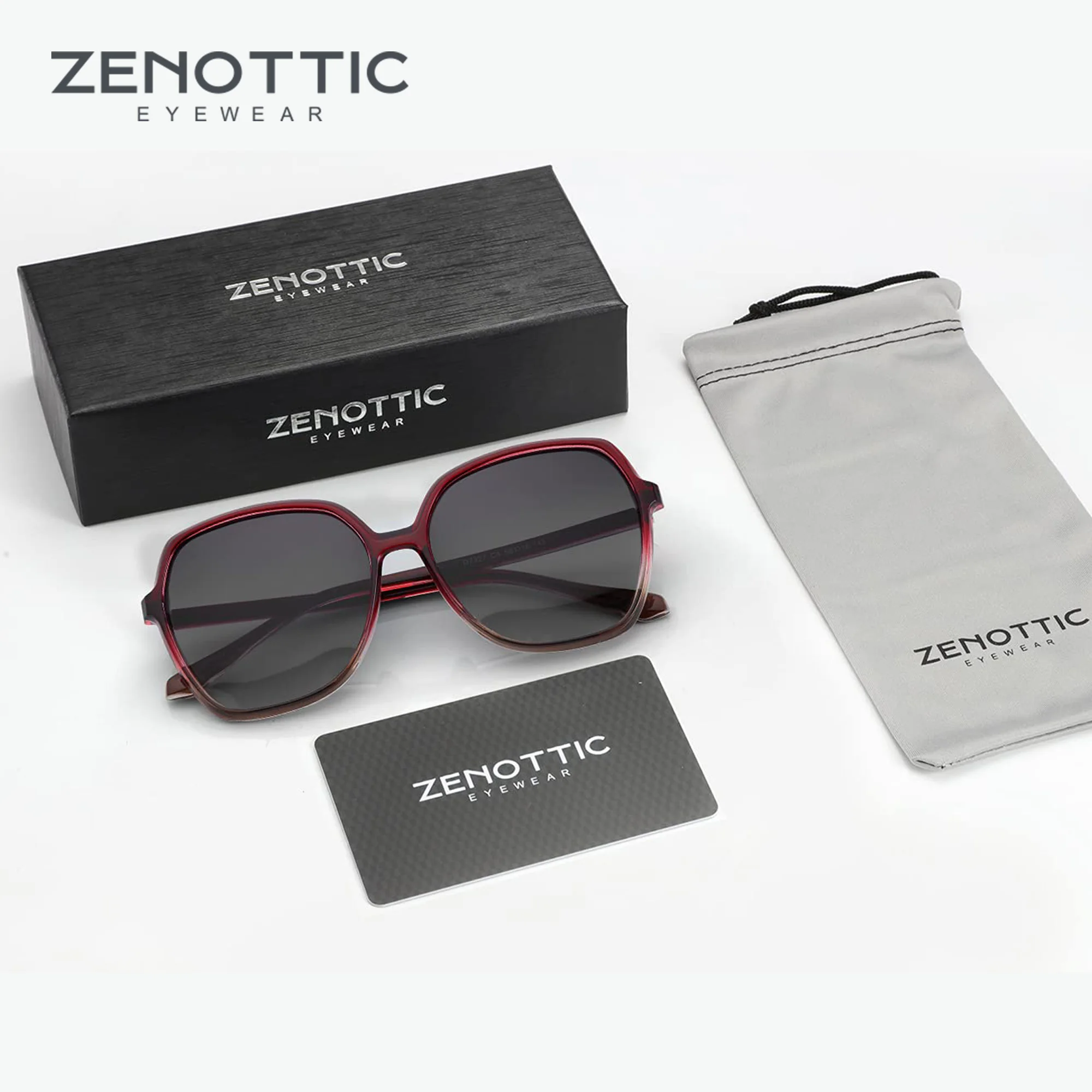 

ZENOTTIC Oversized Polarized Sunglasses for Women Big Square Frame UV400 Sun Glasses Luxury Brand Design Dirving Shades Ladies