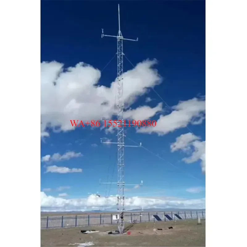 WMWMNU for Galvanized Solid Steel Bar 60m 80m 90m 100m 120m Telecom Guyed Mast Wind Tower Telecommunication Tower Product