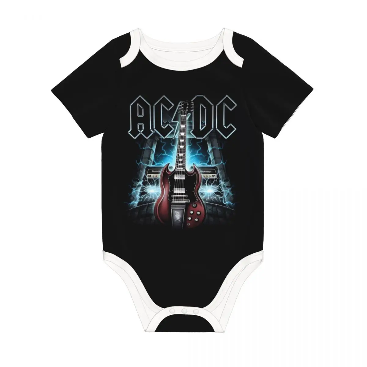 AC/DC Rock Band Baby body camicia Unisex cotone neonato tutina Boy Girl Undershirt Outfit Baby pagliaccetto