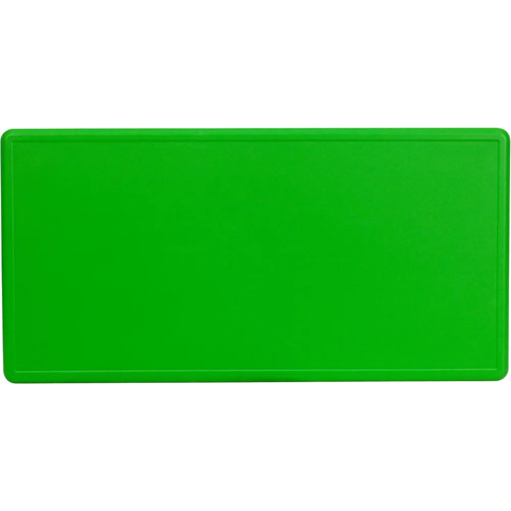 Mesa de atividade ajustável para escola e casa, mesa de plástico retangular para crianças, 24 "x 48" l, verde