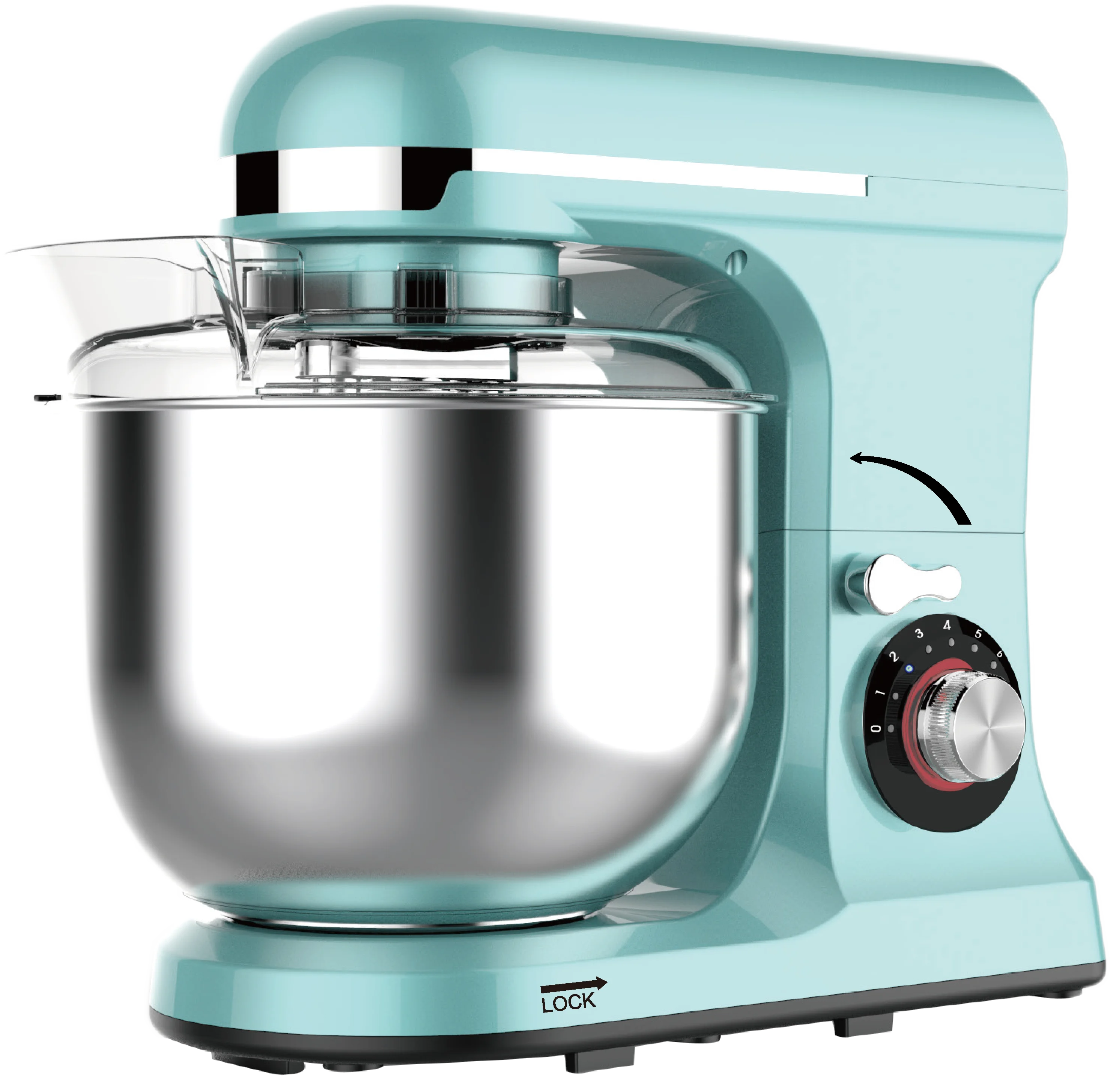 

7 Litre Hotsale 1300w Powerful Household Electric Stand Mixer With Egg Whisk Dough Hook For Baking Cake