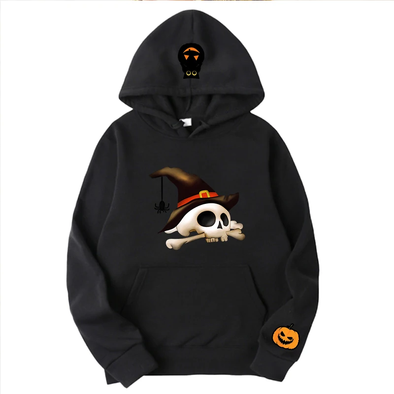 

Horror Fashion Halloween Printed Hoodies Women Men Cartoon Gothic Friends Hooded Trick or Treat Sweatr Casual Harajuku Clothes