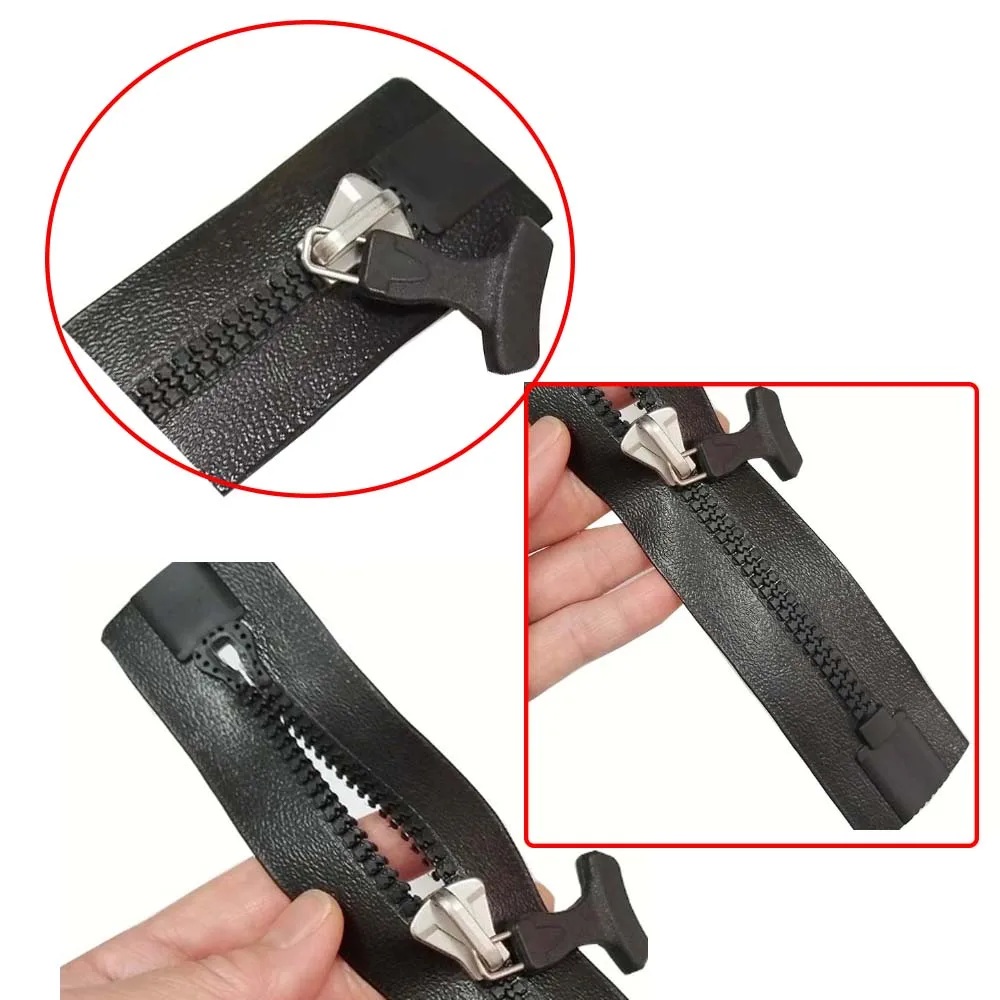 

21.5cm IPX8 Waterproof TPU Zipper #5 Weldable Heavy Duty Airtight Seal for Outdoor Gear Bags Tents Rainwear - 1Pcs