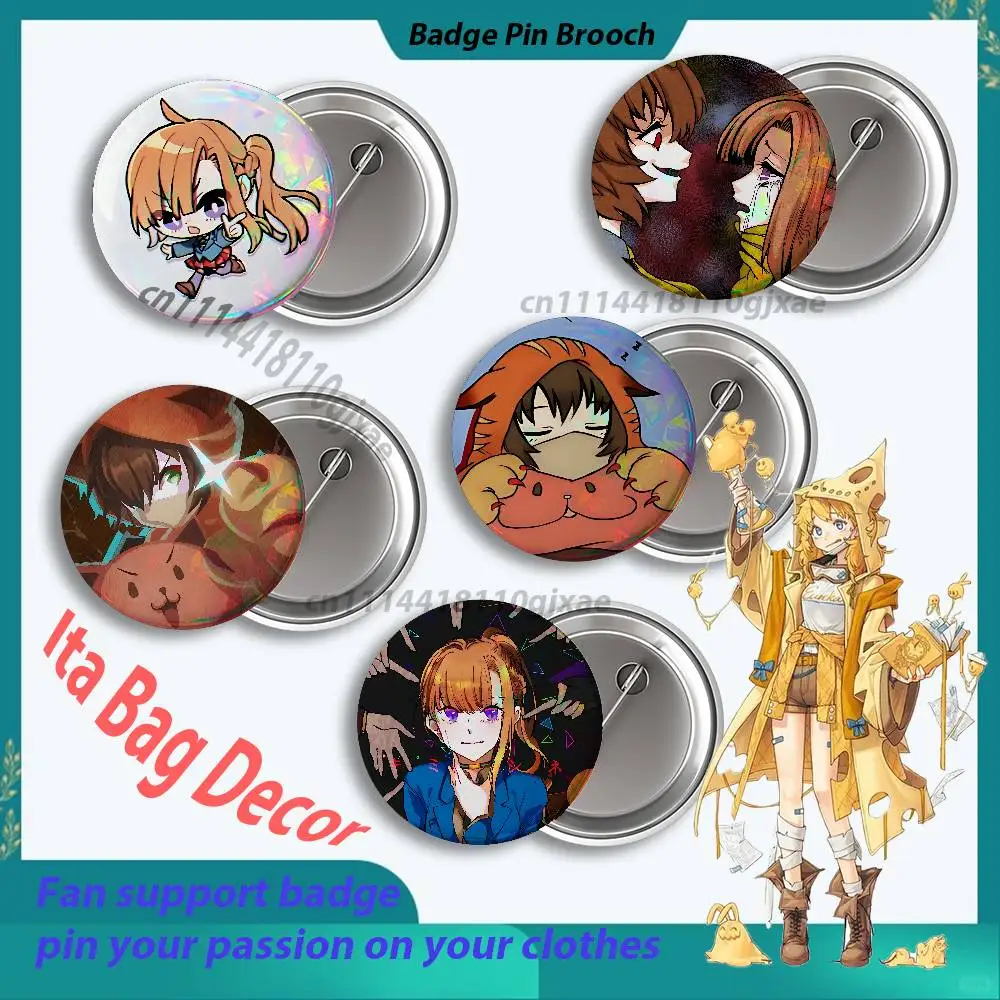 Game Y-Your T-Turn to D-Die Badges25 32 44 58 75mm Round Cosplay Pin Fans Collect Friends Gifts Brooch Souvenir Custom